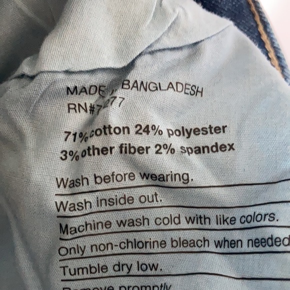 Sonoma high rise straight crop raw hem jean size 18 R - Picture 17 of 17